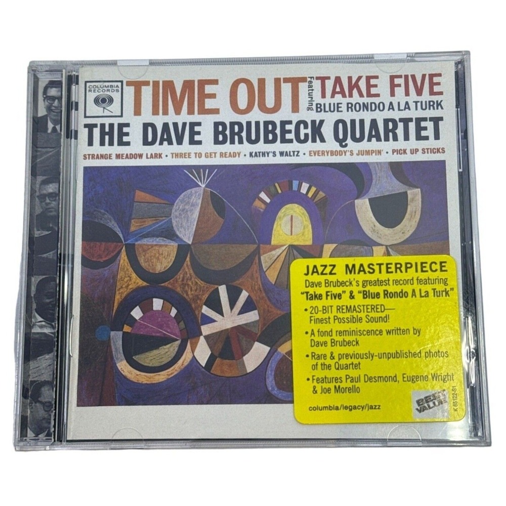 The Dave Brubeck‎ Quartet Time Out CD 20-Bit Remastered Jazz Take Five CK 65122